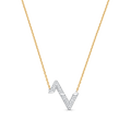 Louis Vuitton Volt Upside Down Pendant 18K Gold Necklace