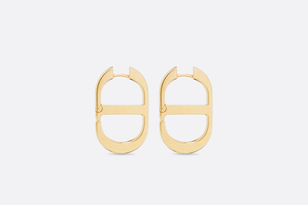 Dior 30 Montaigne Rani Pink 18K Gold Earrings