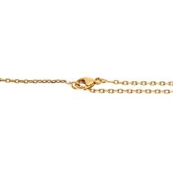 Hermes O'Kelly Pendant 18K Gold Necklace