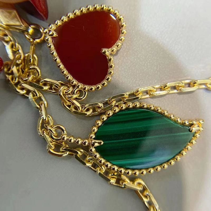 Lucky Alhambra Four Motifs Clover 18K Gold Bracelet