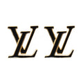 Louis Vuitton Iconic Black 18K Gold Earrings