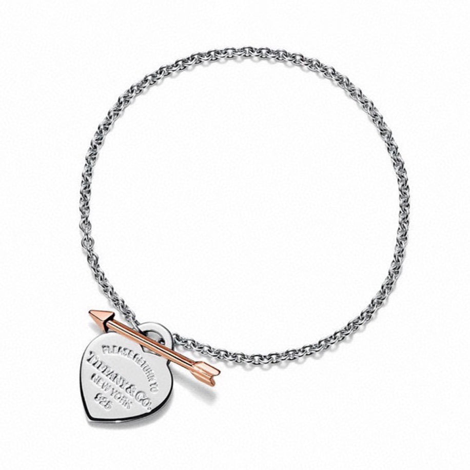 Tiffany Return to Lovestruck Heart Tag 18K Gold Bracelet