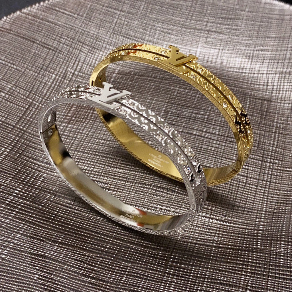 Louis Vuitton Double 18K Gold Bracelet